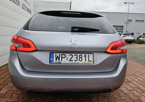 Peugeot 308 cena 28900 przebieg: 295000, rok produkcji 2018 z Suchań małe 16